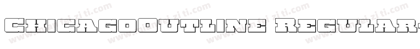 ChicagoOutline Regular字体转换